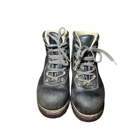 Vintage Standard Limmer Hiking Boots Men’s Size 7.5 Handmade Leather Trail Boots - Picture 4 of 12